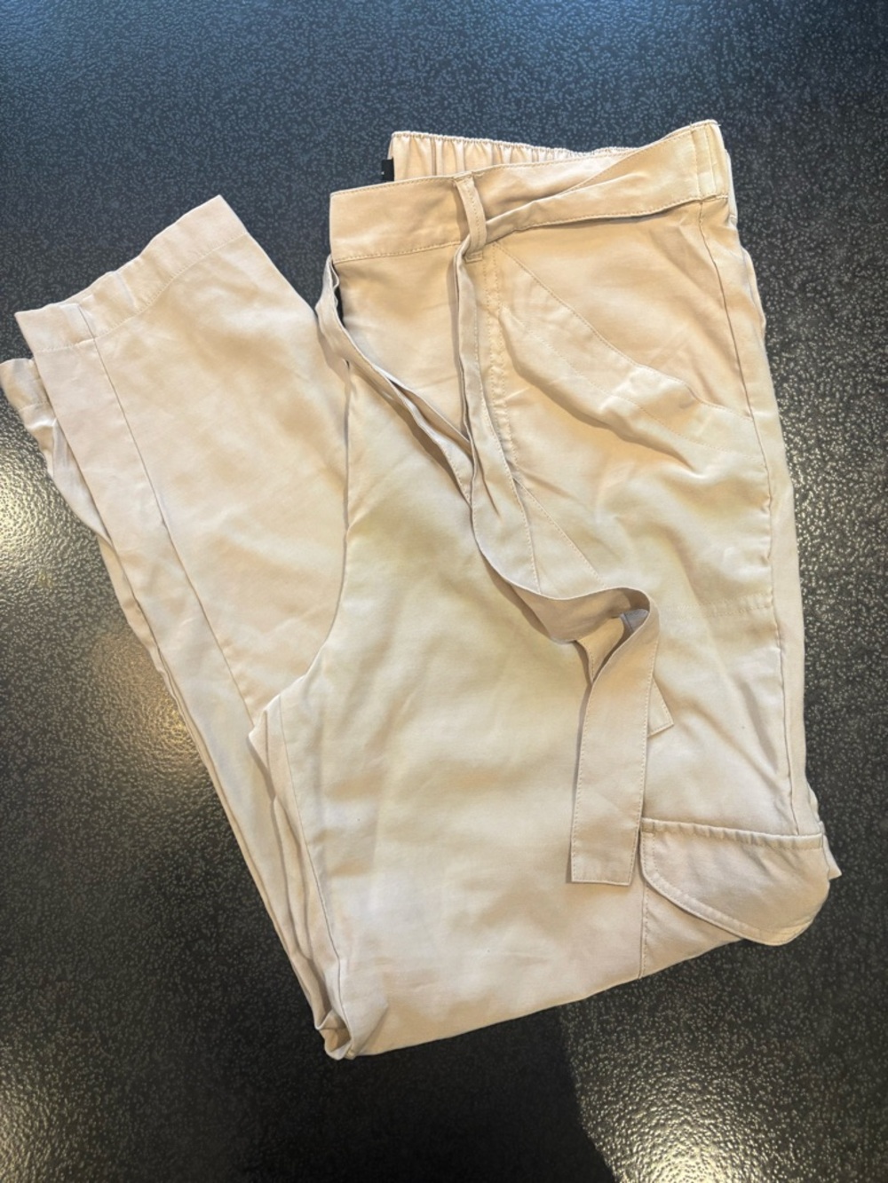 George Large Beige Cargo Style Pants - Picture 2 of 6